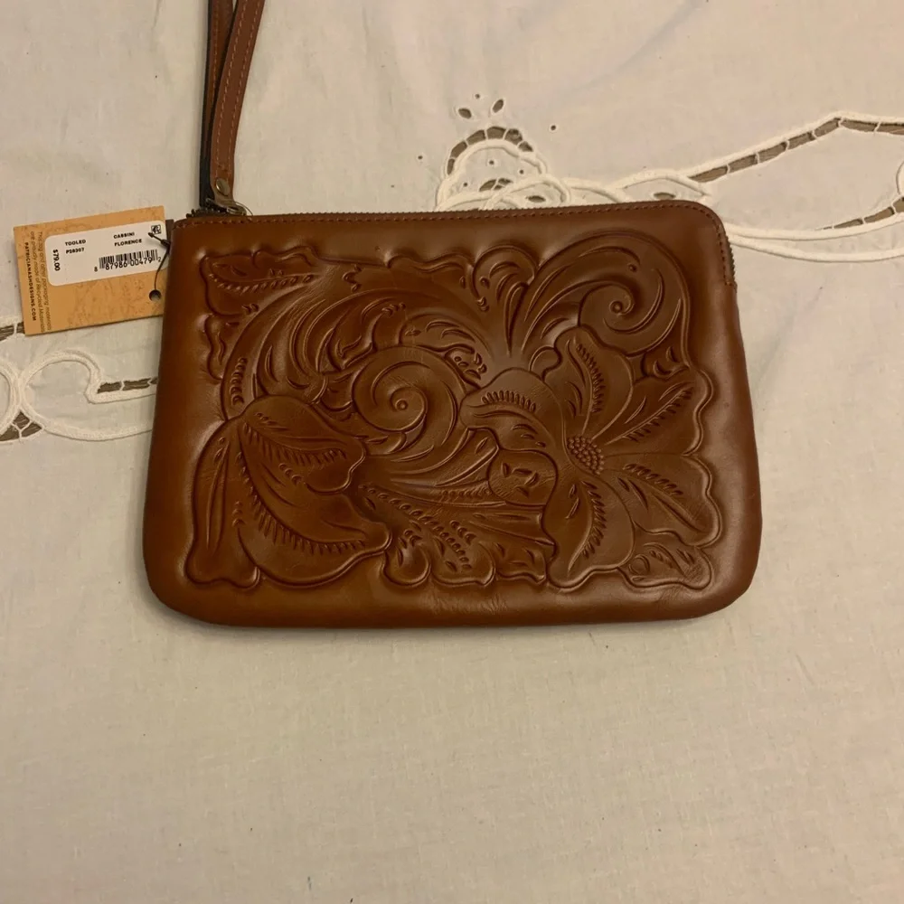 Patricia Nash Cassini Leather Wristlet - Picture 1 of 11